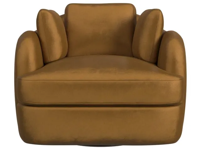 Scoop And A Half Swivel Chair - Bliss Bronze