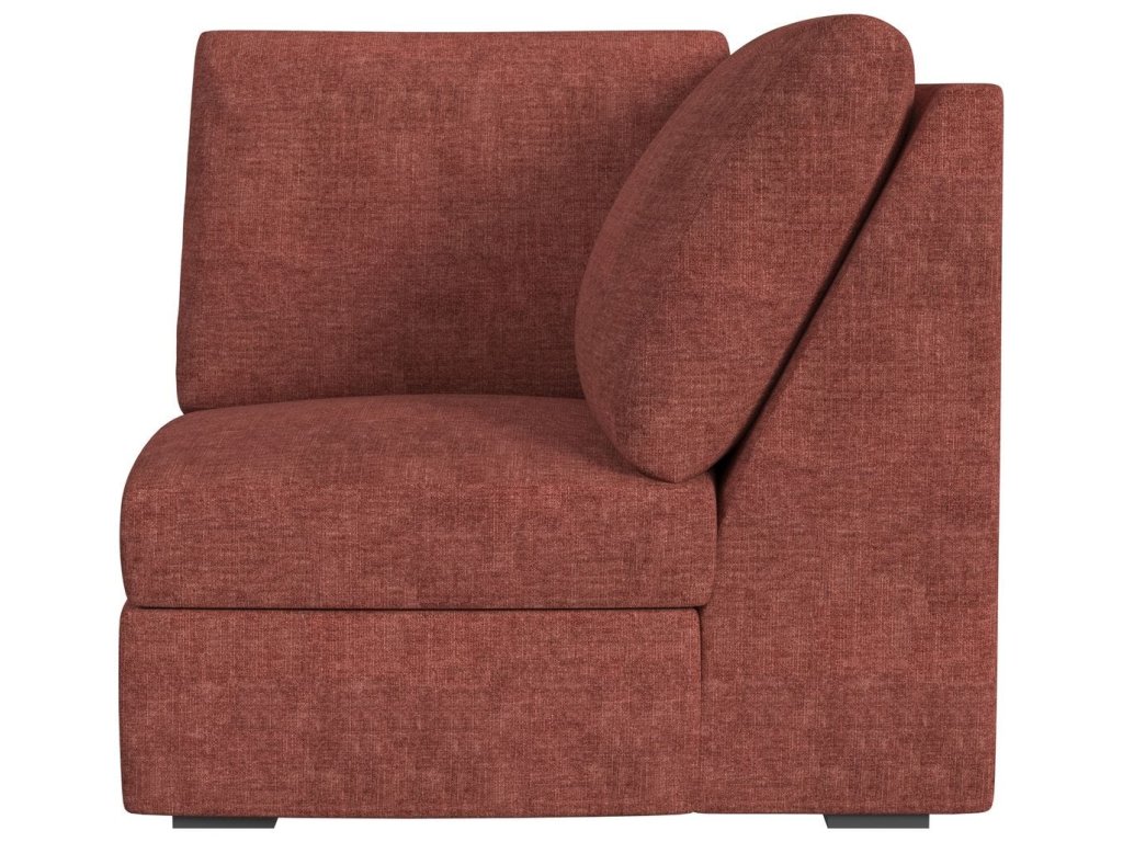 Luxe Sofa, Corner - Vintage Tea Rose - image 1