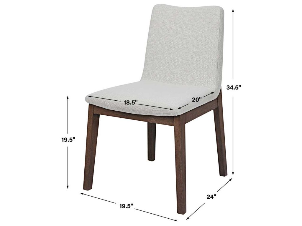 Delano Armless Chair, Walnut, 2 Per Box, Priced Each - image 7