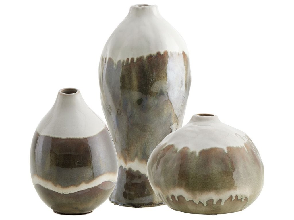 Earthflow Outdoor Vases, S/3 - image 3