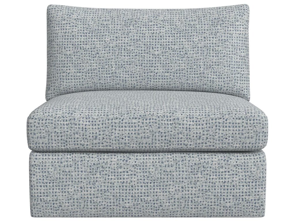 Great Plains Sofa, Armless - Dashing Blue - main image