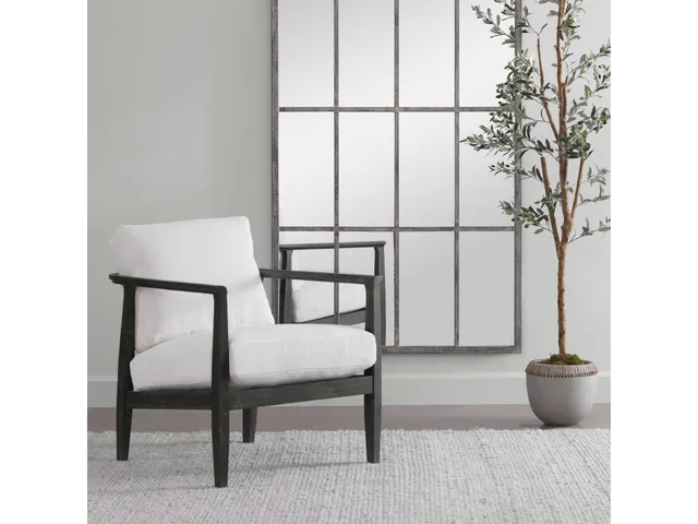 Brunei Accent Chair, White