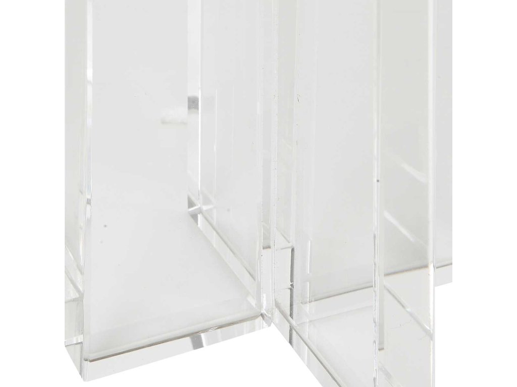 Crystal Pillar Candleholders, S/2 - image 3