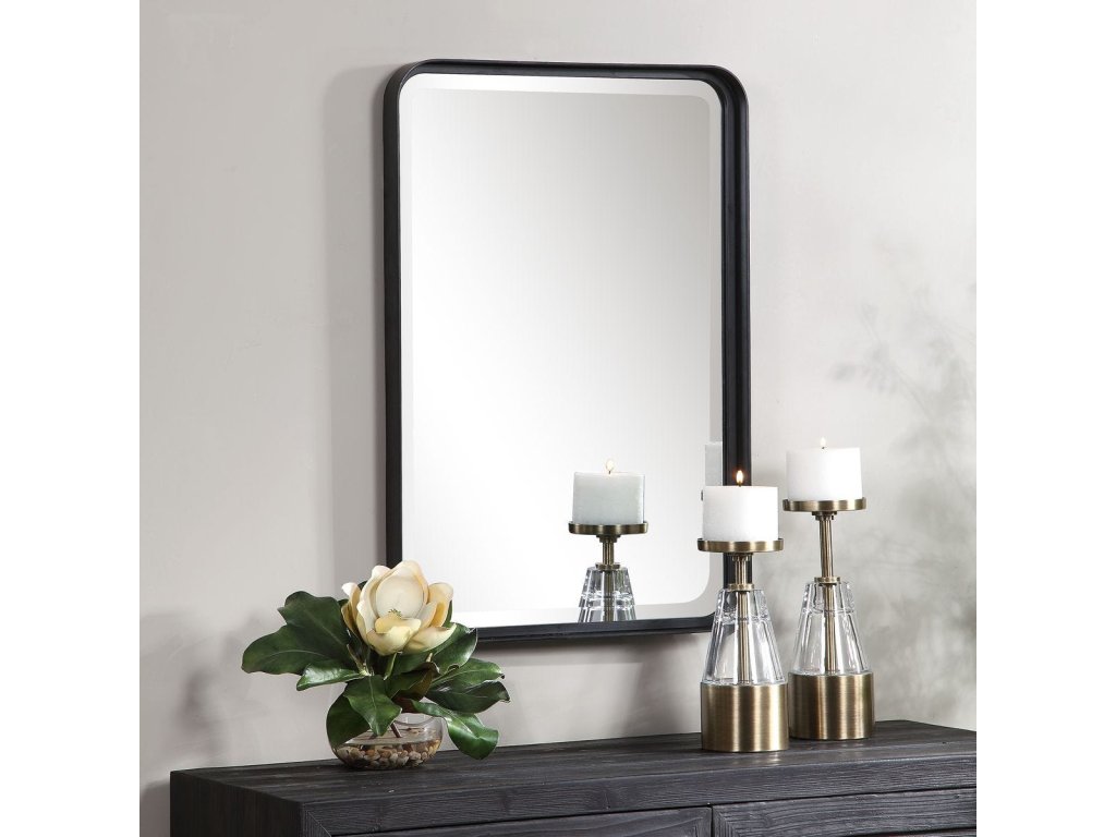 Crofton Vanity Mirror, Black - image 4