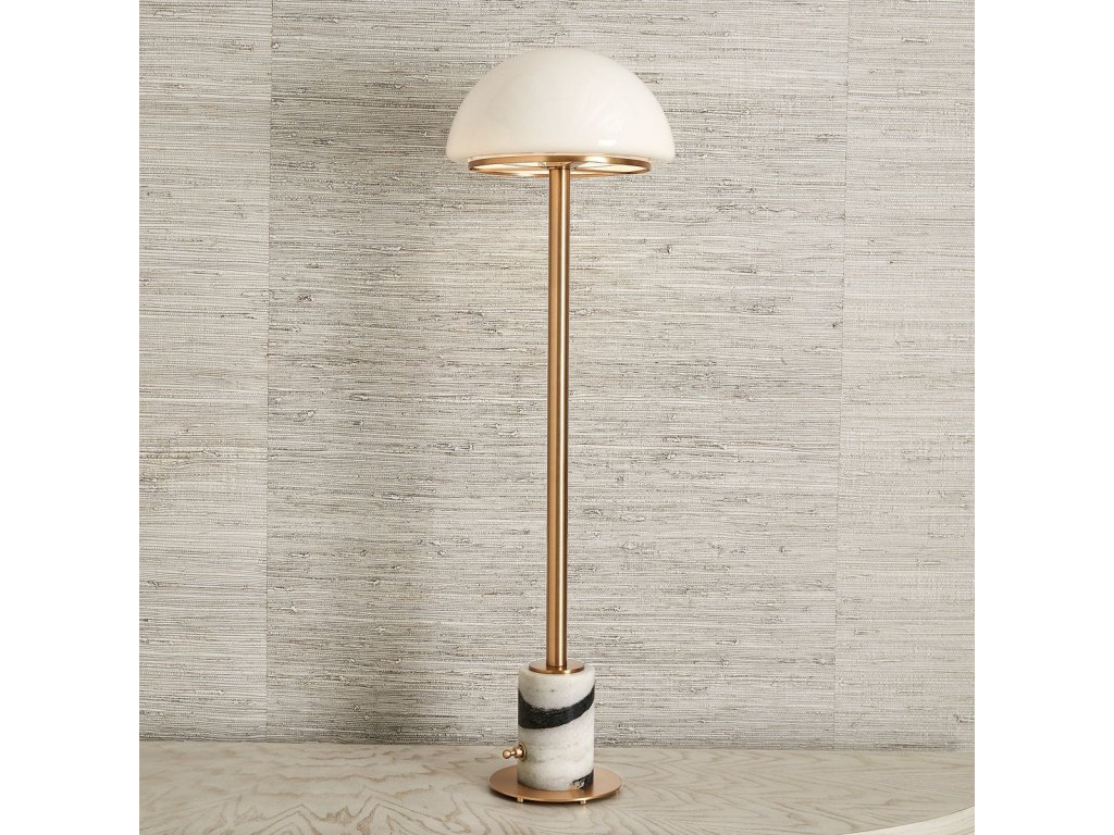 Mushroom Buffet Lamp - Panda Marble - image 1