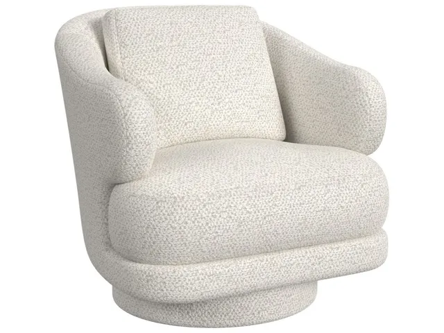 Cuddle Swivel Chair - Cuddly Cream