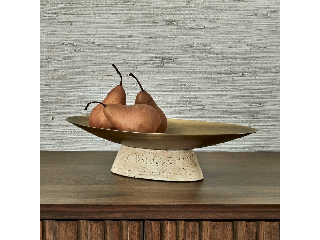 Coup De Grace Low Bowl - Travertine - image 1