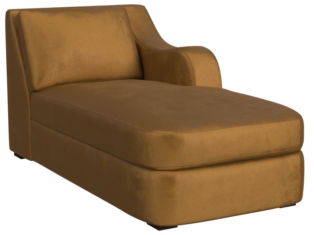 Big Wave Chaise, Right Arm Facing - Bliss Bronze - main image