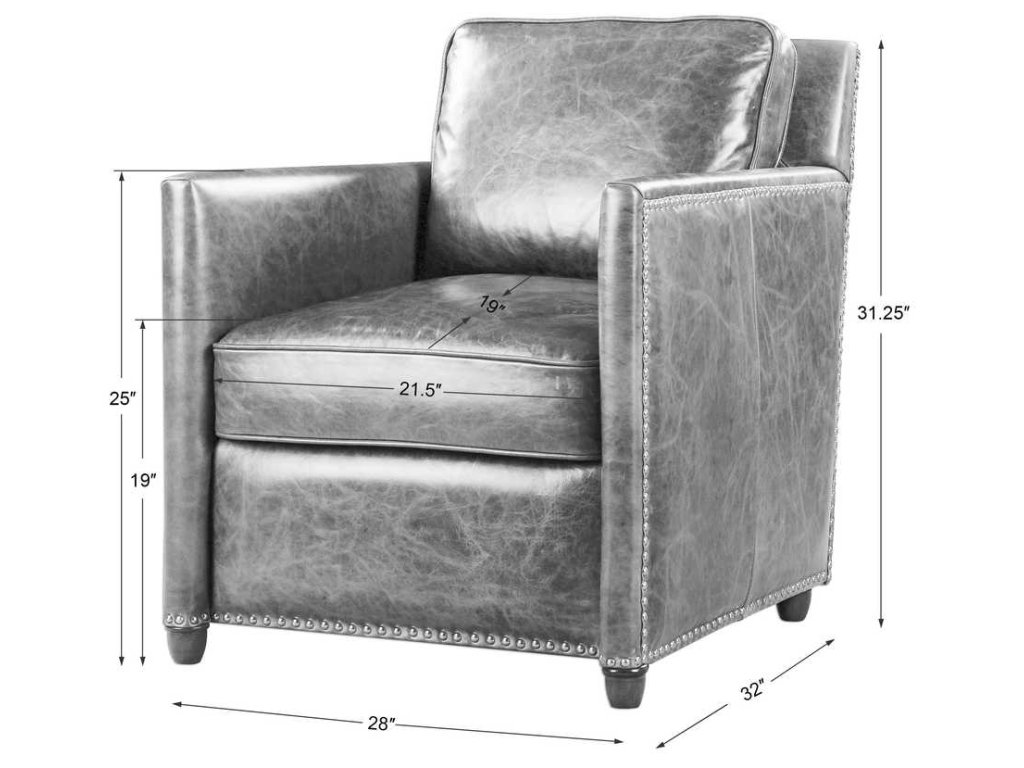 Roosevelt Club Chair - Smoke - image 5