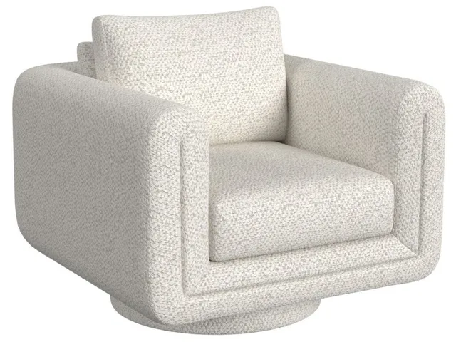 Loop Swivel Chair - Cuddly Cream