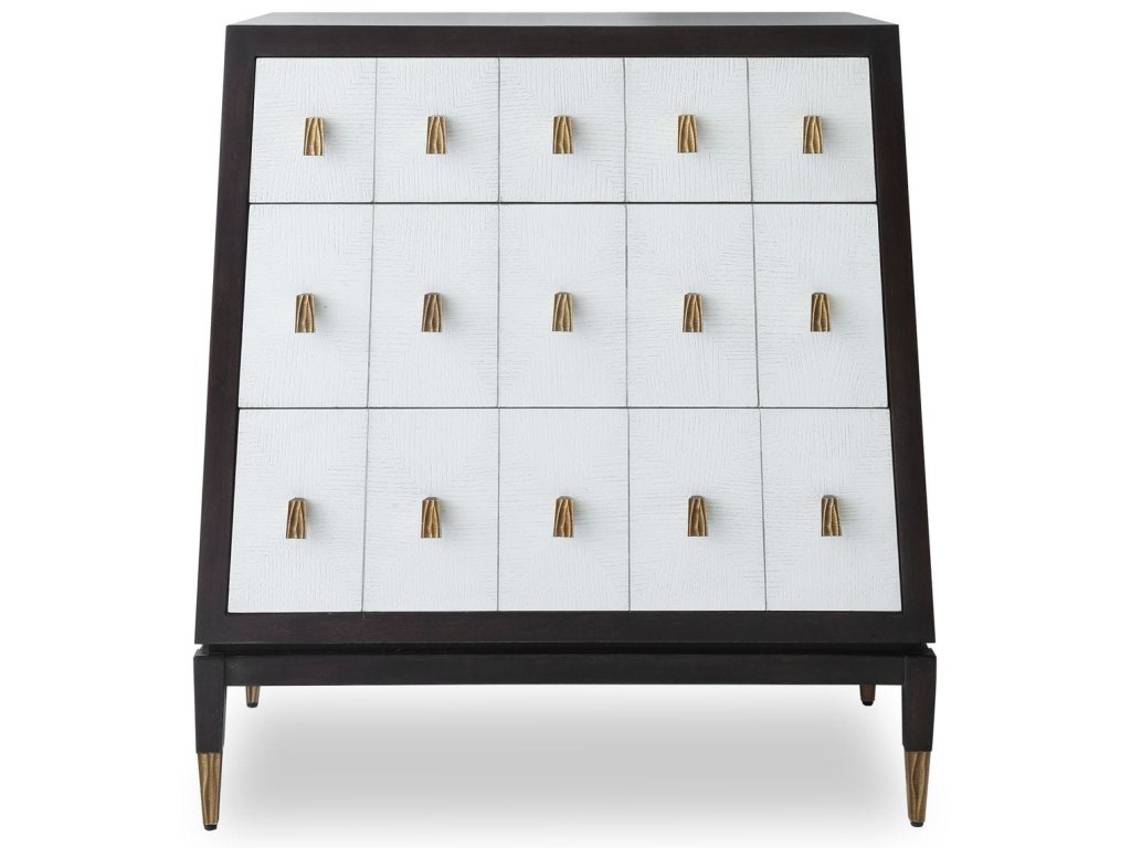 Pyramid Chest - Walnut/White - main image