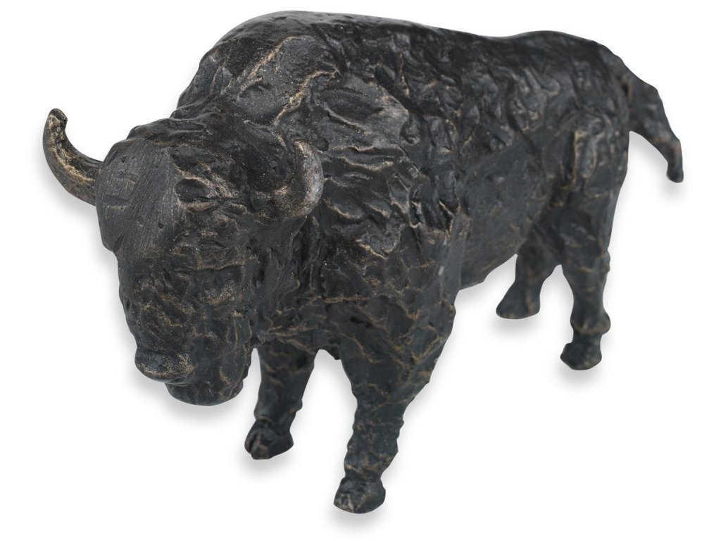 Bison Metal Wall Sculpture - main image