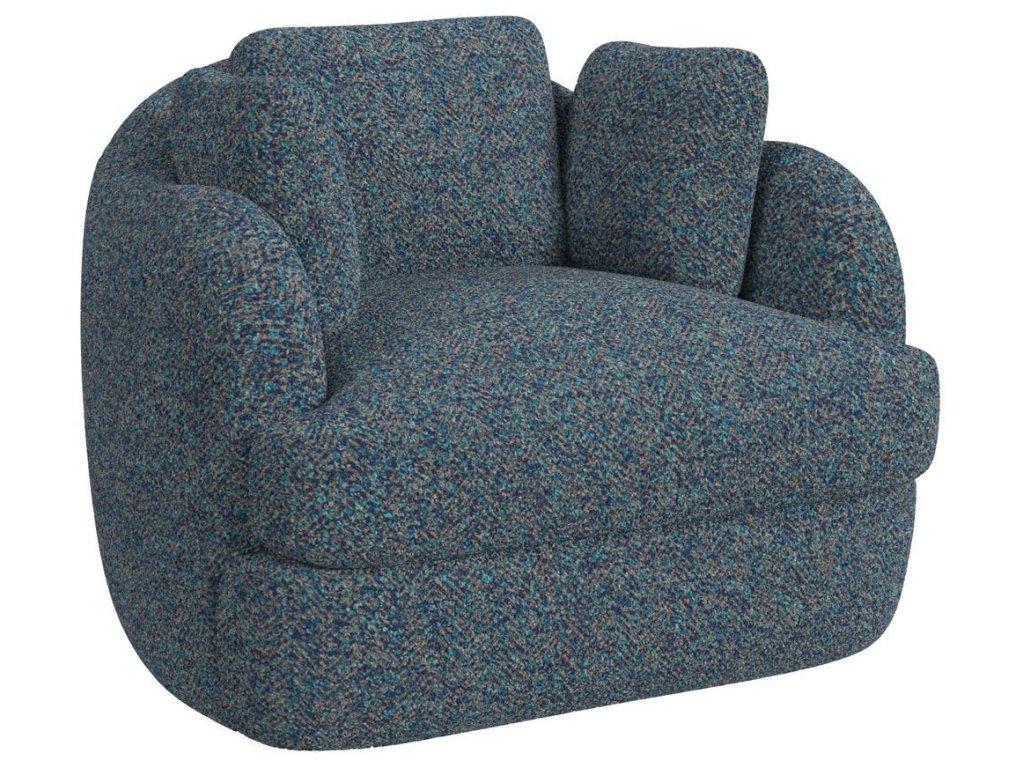 Scoop And A Half Swivel Chair - Tweedy Bird Jewel - image 1