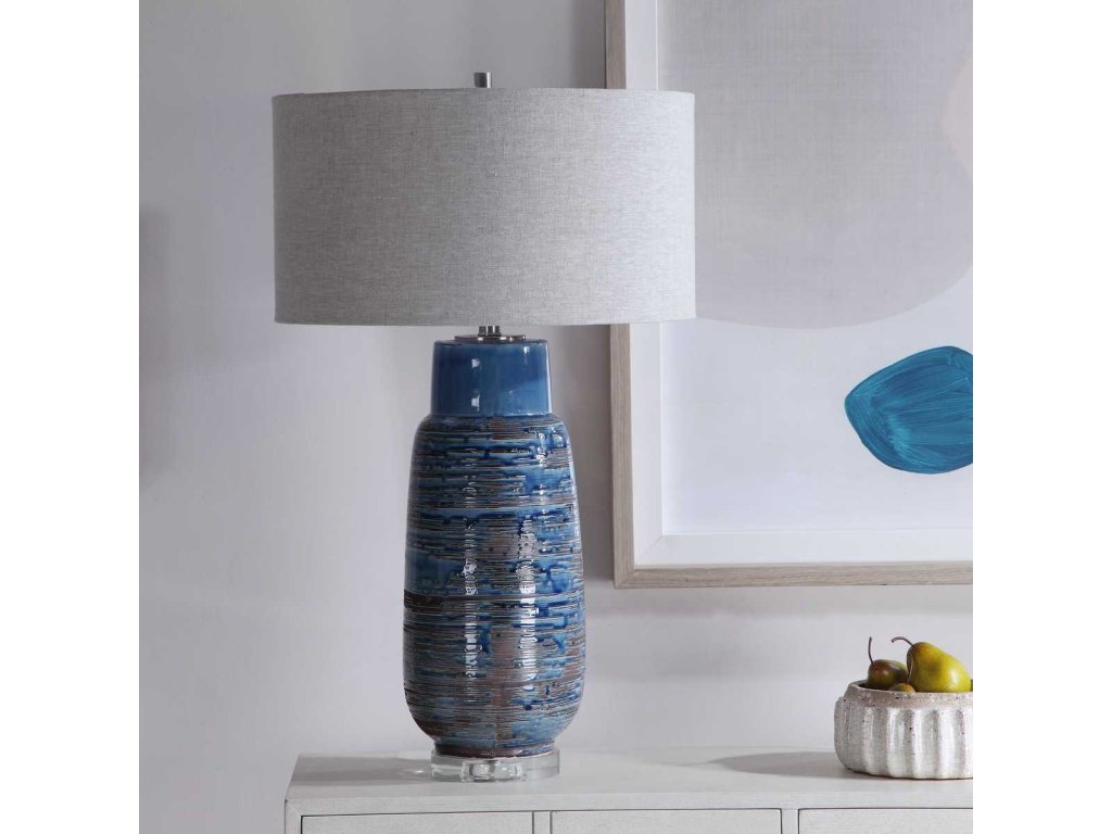Magellan Table Lamp, Blue - image 2