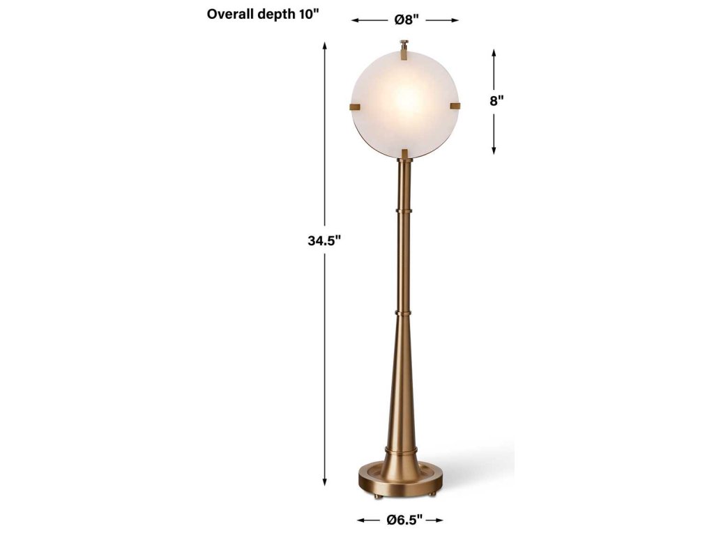 Headlight Table Lamp - Brass - image 7