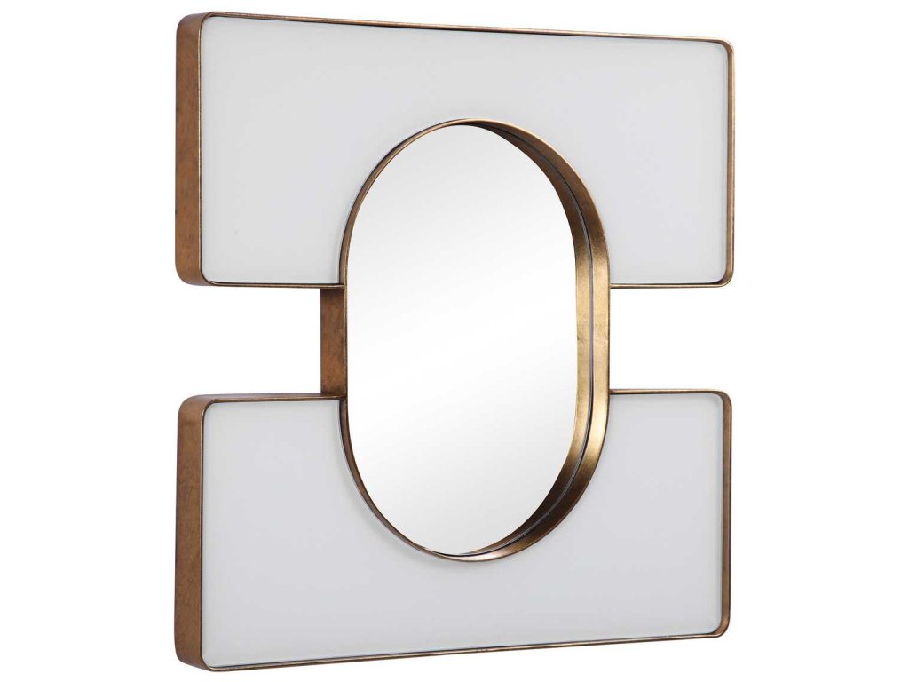 Embrace Square Mirror - 24X24 White - image 6