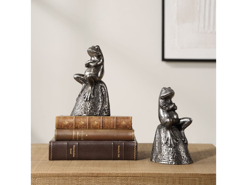 Daydreaming Frogs, Bookends, S/2 - image 2