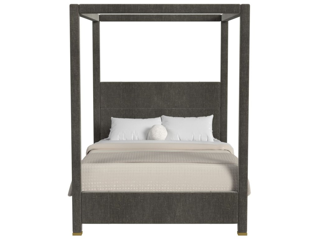 Hibernate Canopy Bed, Queen - Lux Graphite , 3 Cartons - image 1