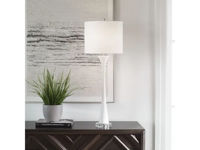 Fountain Buffet Lamp, White - Alternative View