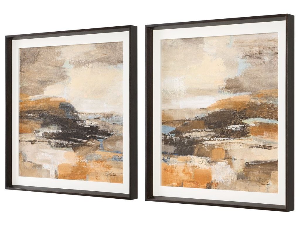 Cinnamon Shore Framed Prints, S/2 - image 3