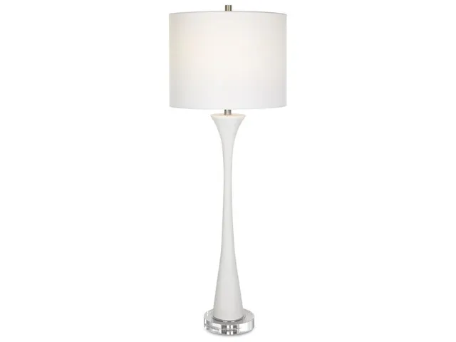 Fountain Buffet Lamp, White