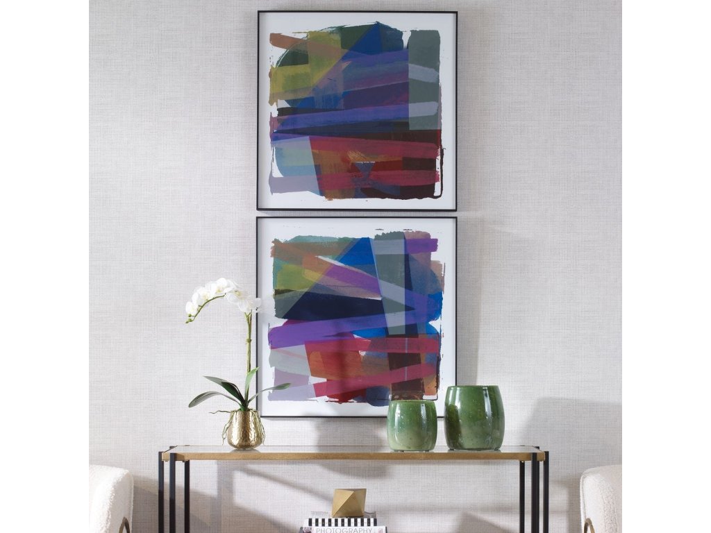 Vivacious Framed Prints, S/2 - image 1