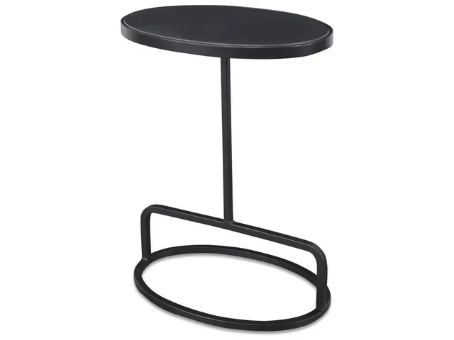 Jessenia Accent Table, Black