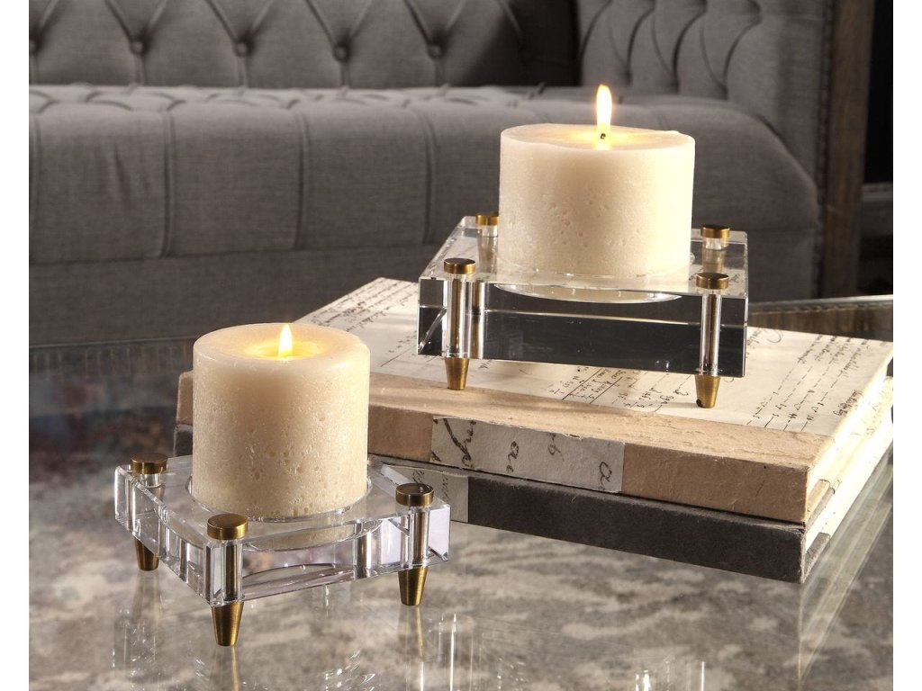 Claire Candleholders, S/2 - image 3