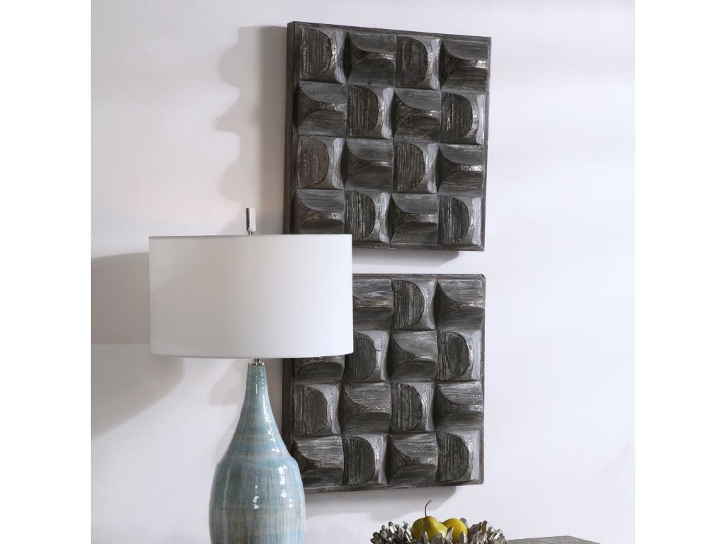 Pickford Wood Wall Decor, Gray - image 1