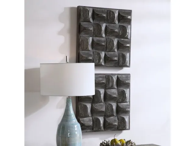 Pickford Wood Wall Decor, Gray - Alternative View