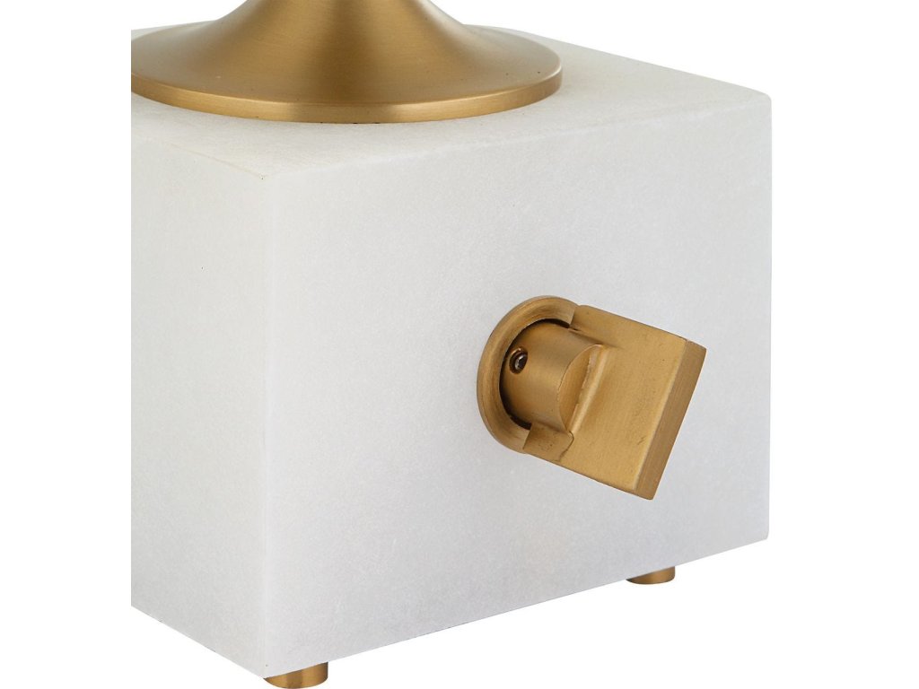 Blockhead Mini Lamp - Satin Brass - image 8