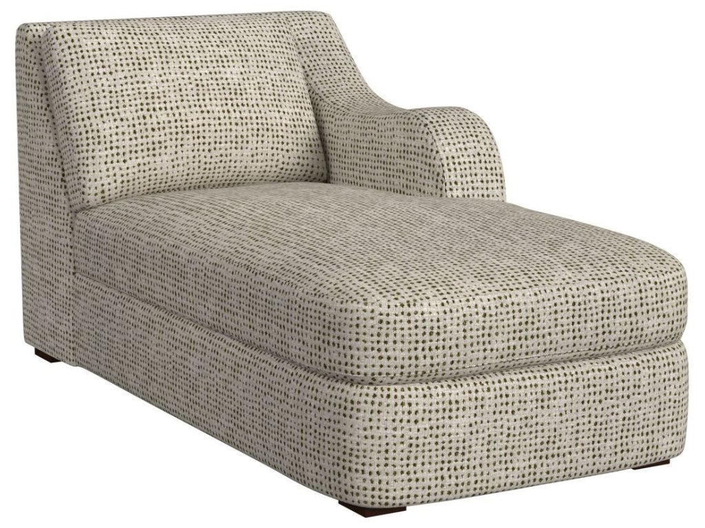 Big Wave Chaise, Right Arm Facing - Dashing Olive - main image