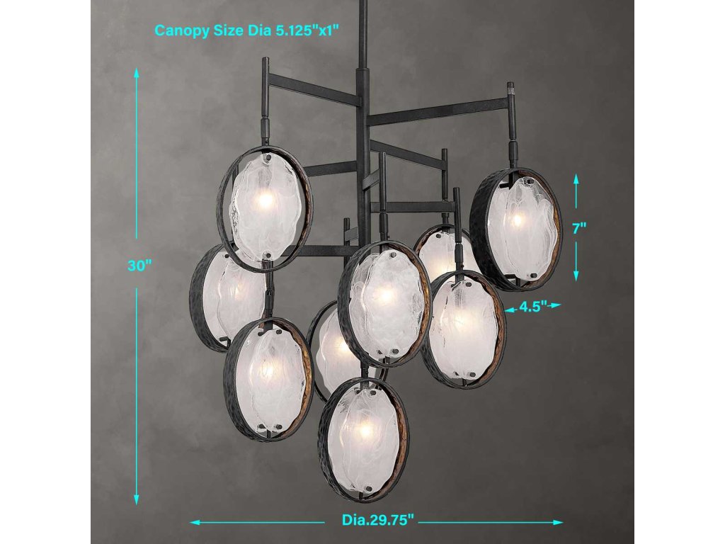 Maxin, 9 Lt Chandelier - image 7