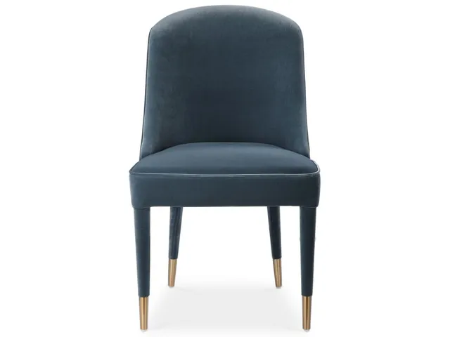 Brie Armless Chair, Blue, 2 Per Box, Priced Each