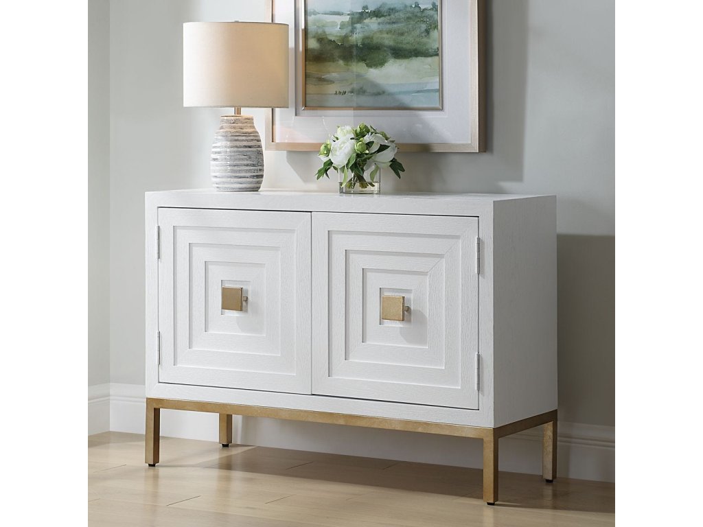 Aiken 2 Door Cabinet, White - image 2