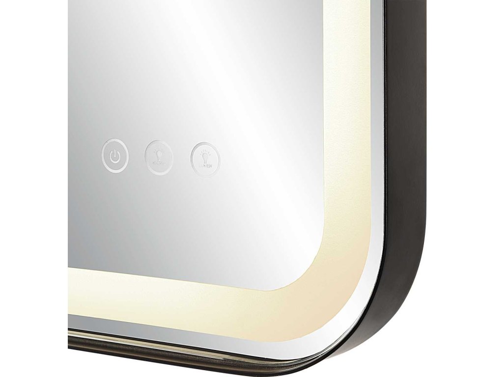 Crofton Lighted Vanity Mirror, Black - image 6