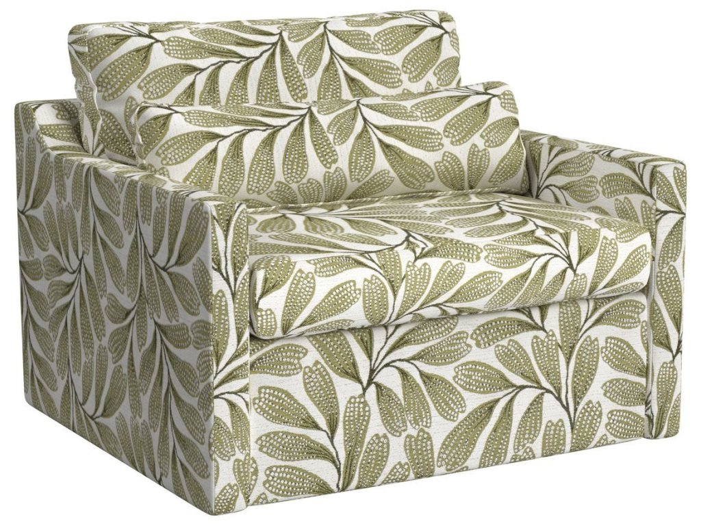Slope Swivel Chair-And-A-Half - Hedge Green - image 2
