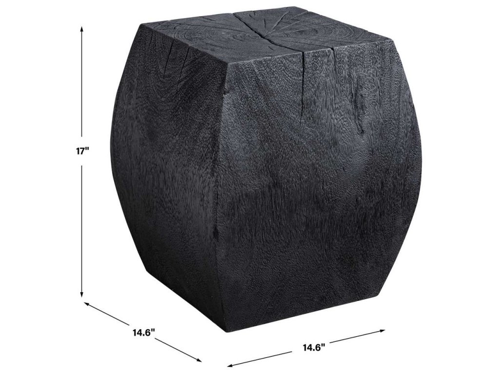 Grove Accent Stool, Black - image 6