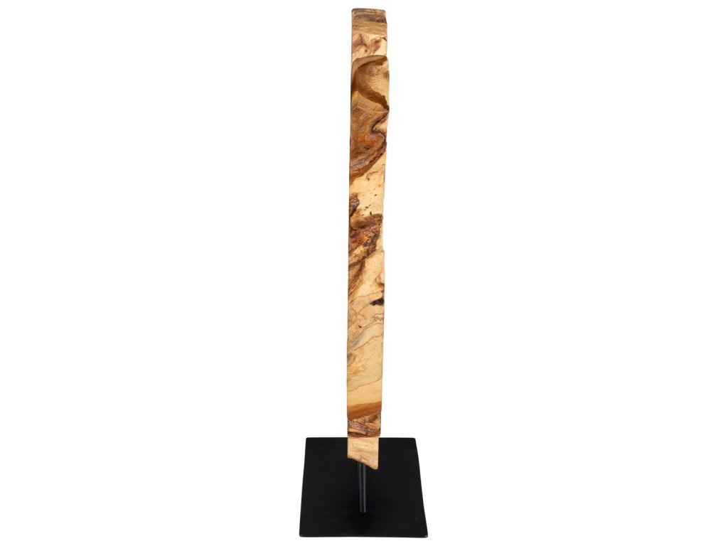 Bahati Wood Sculpture, Natural - image 6