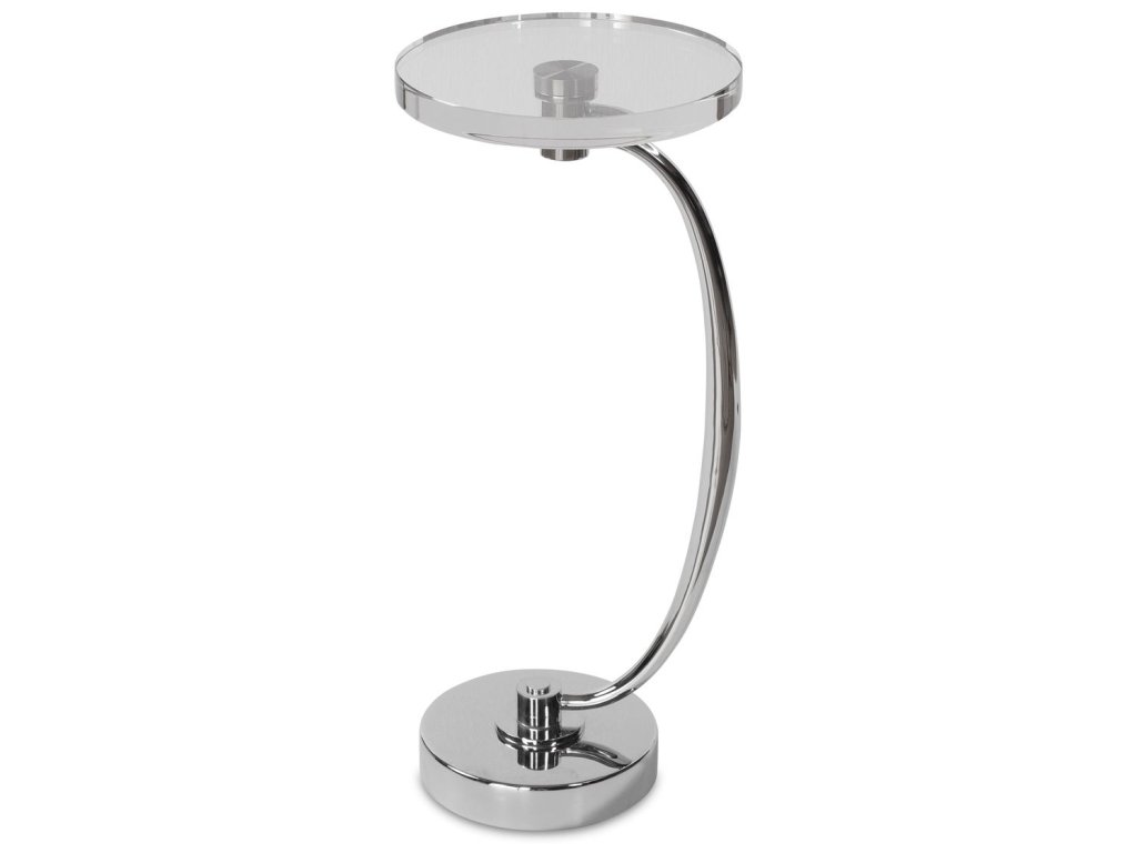 Waveney Drink Table, Nickel - main image