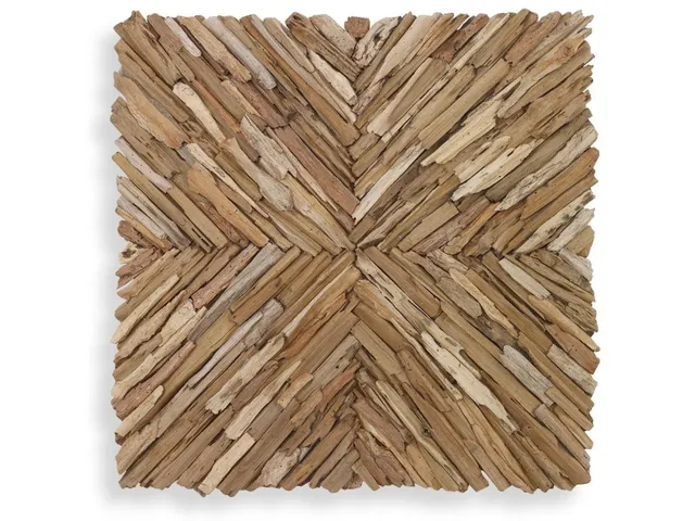 Outland Wood Wall Decor, Natural