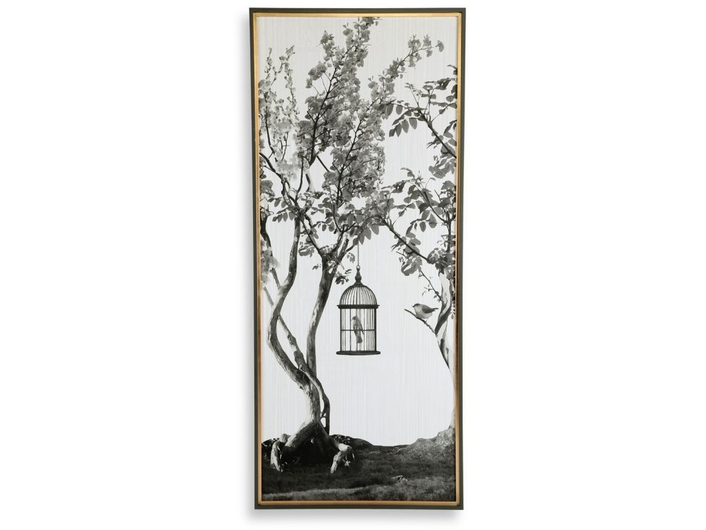 Woodland Songbird Framed Print - Left - main image