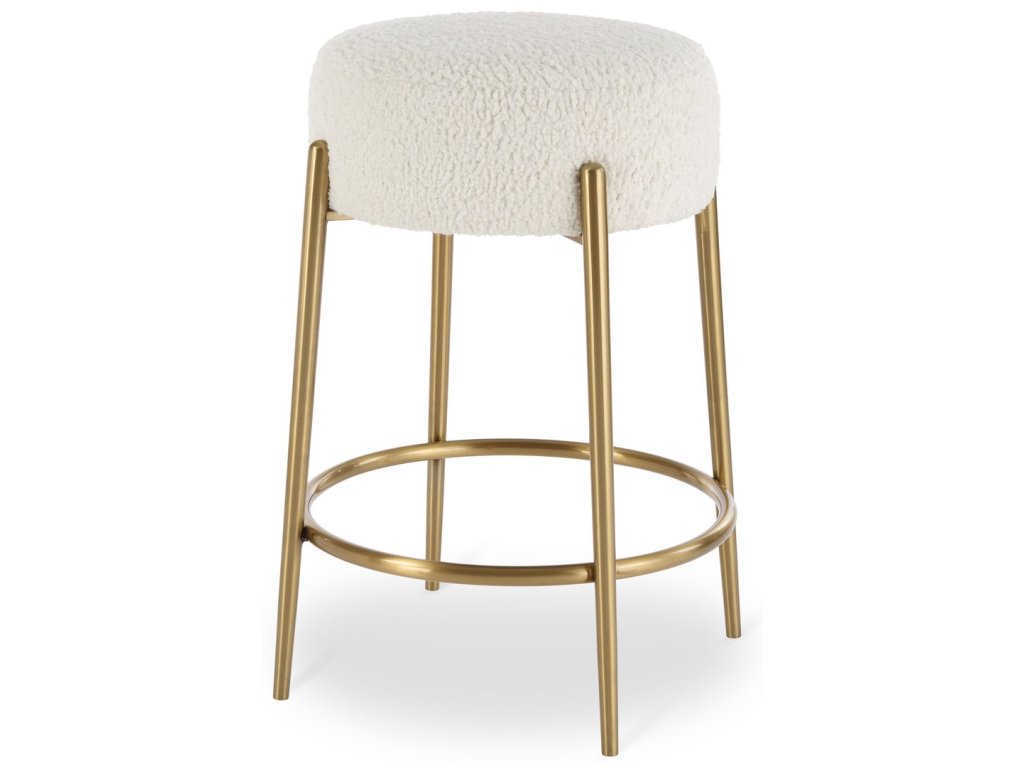 Arles Counter Stool, Brass - main image