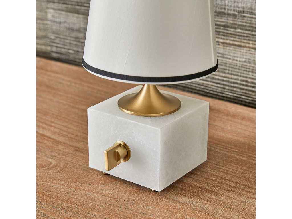 Blockhead Mini Lamp - Satin Brass - image 3