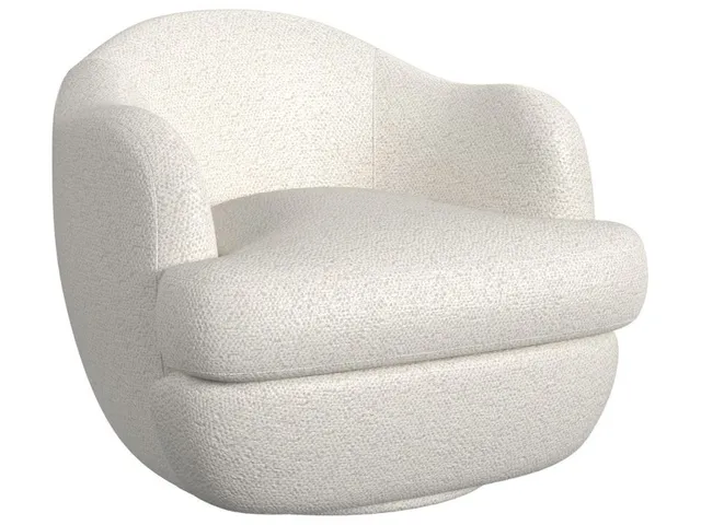 Scoop Swivel Chair - Cuddly Cream