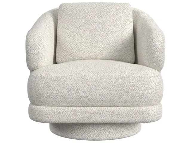 Cuddle Swivel Chair - Cuddly Cream