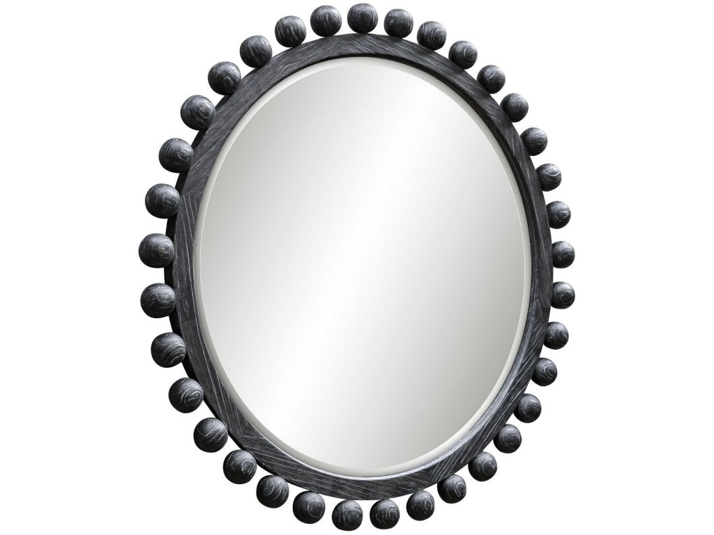 Brianza Round Mirror - 50 Ebony - image 4