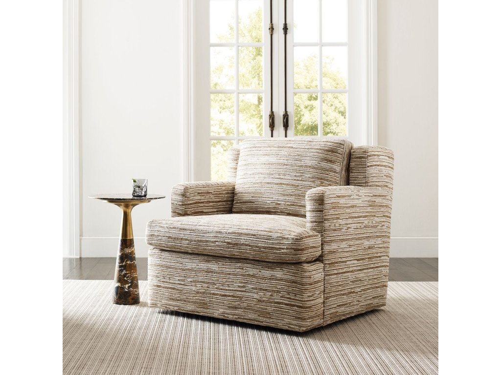 Unwind Swivel Chair - Rag Rug Wheat - image 1