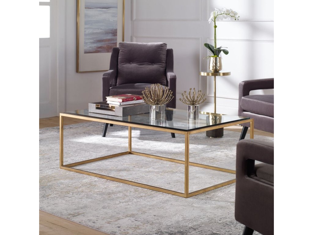 Bravura Coffee Table, Gold - image 1