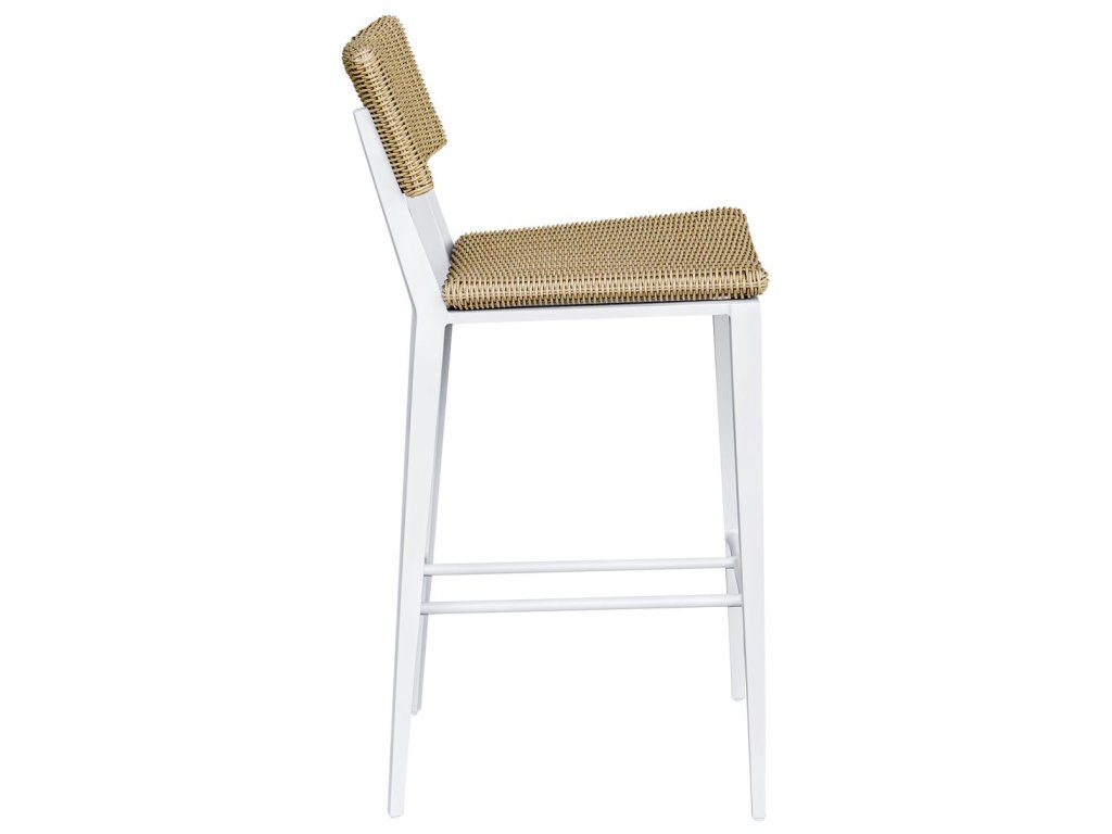 Calbas Outdoor Bar Stool, White - image 5